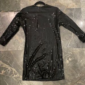 PEARL NEW YORK BLCK SEQUIN BLACK DRESS /Tunic